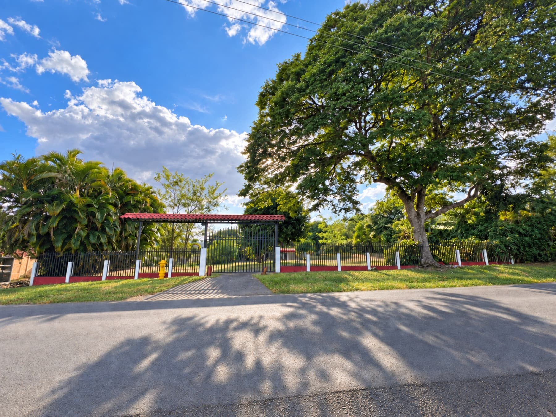 Street frontage and main entrance